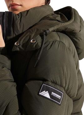 Chaqueta Superdry Touchline Padded Verde Mujer
