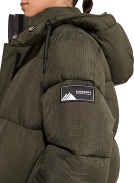 Chaqueta Superdry Touchline Padded Verde Mujer