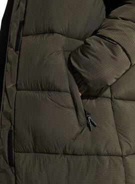 Chaqueta Superdry Touchline Padded Verde Mujer