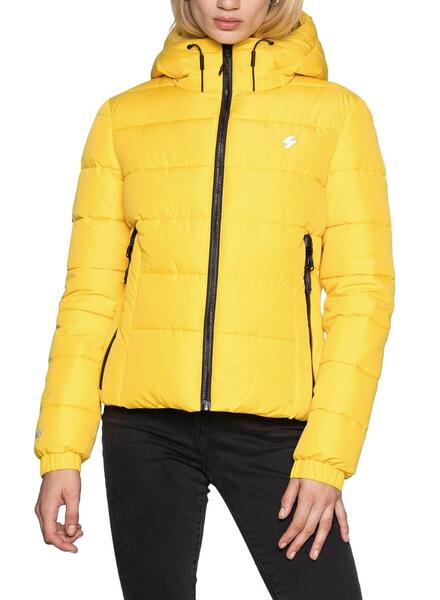  Superdry Chaqueta acolchada con código deportivo para hombre,  cierre de doble cremallera, Explorer Amarillo : Ropa, Zapatos y Joyería