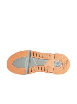 Zapatillas Munich Clik Azul y Gris Para Mujer