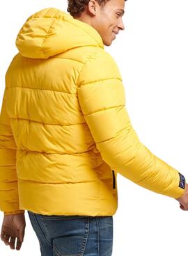 Chaqueta Superdry Sports Puffer Hombre Amarillo