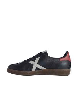 Zapatillas Munich Barru Negro Para Hombre Mujer