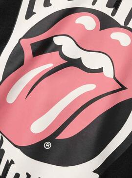 Sudadera Name It Fomi Rolling Stones Negro Niña