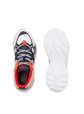 Zapatillas Lacoste L003 Neo Naranja Niño Niña