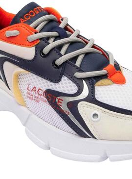 Zapatillas Lacoste L003 Neo Naranja Niño Niña