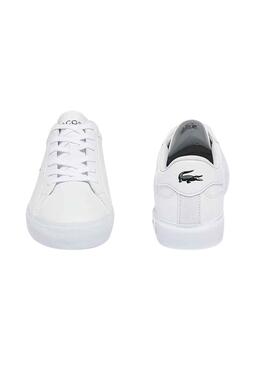 Zapatillas Lacoste Powercourt Blanco Niño Niña