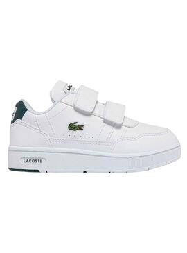 Zapatillas Lacoste T-Clip Blanco Para Niños