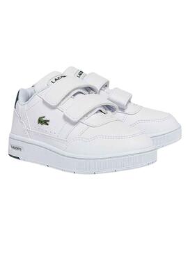 Zapatillas Lacoste T-Clip Blanco Para Niños