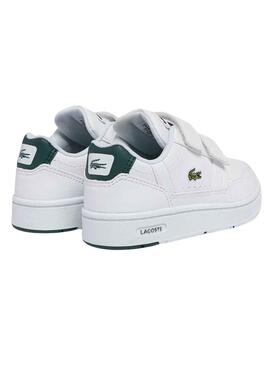 Zapatillas Lacoste T-Clip Blanco Para Niños