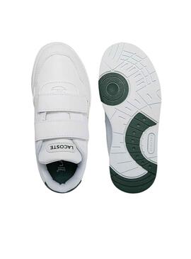 Zapatillas Lacoste T-Clip Blanco Para Niños