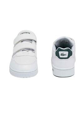 Zapatillas Lacoste T-Clip Blanco Para Niños