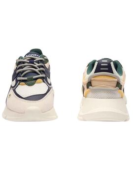Zapatillas Lacoste L003 Neo Beige Para Niño Niña