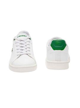 Zapatillas Lacoste Carnaby Pro Blanco Verde Kids