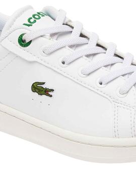 Zapatillas Lacoste Carnaby Pro Blanco Verde Kids