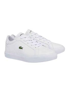 Zapatillas Lacoste Powercourt Blanco Niño Niña