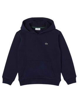 Sudadera Lacoste Infantil Marino Para Niño Niña