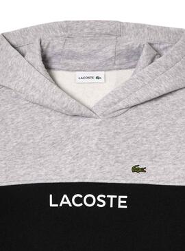 Sudadera Lacoste Roland Garros Edition Gris Niño