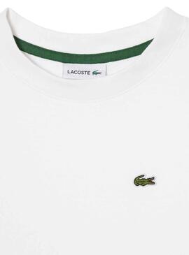 Camiseta Lacoste De Punto Blanco Para Niña Niño