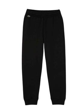 Pantalón Lacoste Chándal Ecologico Negro Niño Niña