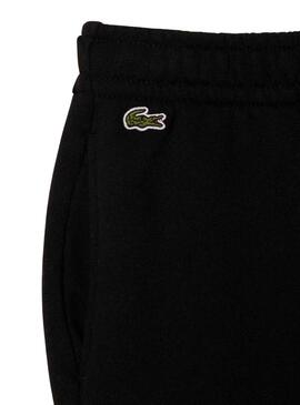 Pantalón Lacoste Chándal Ecologico Negro Niño Niña