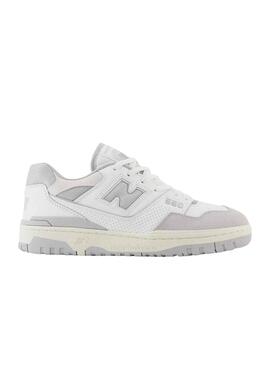 Zapatillas New Balance BB550 Blanco y Gris 