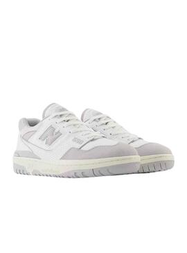 Zapatillas New Balance BB550 Blanco y Gris 