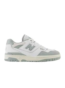 Zapatillas New Balance BB550 Blanco y Turquesa