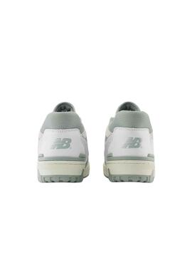 Zapatillas New Balance 550  blanco y verde claro para hombre 
