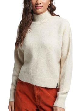 Jersey Superdry Vintage Essential Beige para Mujer