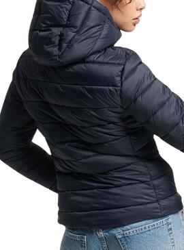 Chaqueta Superdry Classic Fuji Marino para Mujer