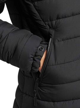 Abrigo Superdry Line Fuji Negro para Mujer