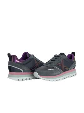 Zapatillas Munich Ripple Negro Para Mujer
