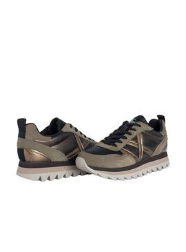 Zapatillas Munich Ripple Dorado Para Mujer