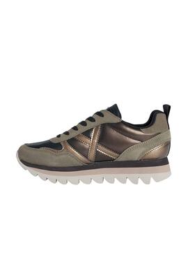 Zapatillas Munich Ripple Dorado Para Mujer