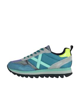 Zapatillas Munich Ripple Azul Para Mujer