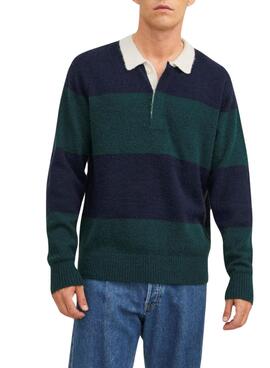 Polo Jack and Jones Wallen M/L Rayas para Hombre