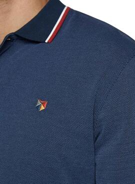 Polo Jack and Jones Bluwin M/L Marino para Hombre