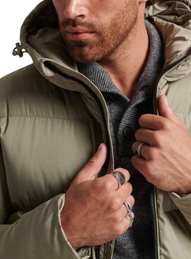 Abrigo Superdry Studios Duvet Verde para Hombre