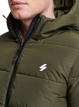 Chaqueta Superdry Sports Puffer Verde para Hombre