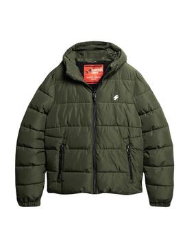 Chaqueta Superdry Sports Puffer Verde para Hombre