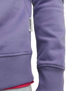 Sudadera Jack and Jones Silverlake Morada Hombre