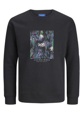 Sudadera Jack and Jones Silverlake Negra Hombre