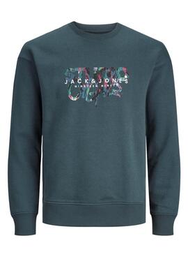 Sudadera Jack and Jones Silverlake Verde Hombre