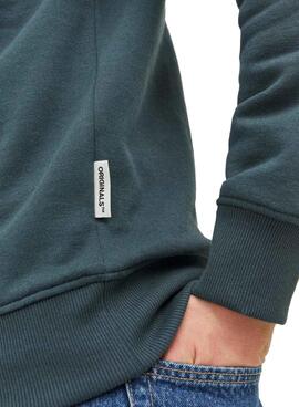 Sudadera Jack and Jones Silverlake Verde Hombre