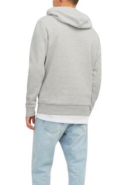 Sudadera Jack and Jones Oscar Gris para Hombre