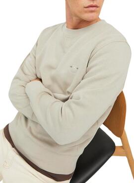 Sudadera Jack and Jones Blushield  Beige Para Hombre
