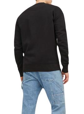 Sudadera Jack and Jones Vesterbro Negra Hombre