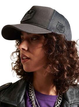 Gorra Superdry Classic Trucker Negra para Hombre