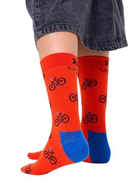 Calcetines Happy Socks Bike Naranjas Hombre